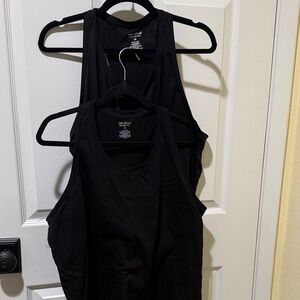 Bundle of 1X Tek Gear Black Tank Tops